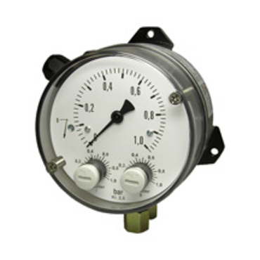 Differenzdruck Manometer Typ 1336 Serie 11DK Aluminium Innengewinde